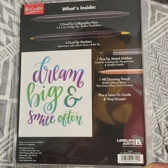 🖌️ 2/$8 Leisure Arts Learn To Hand Letter Set🎨 - Picture 2 of 5